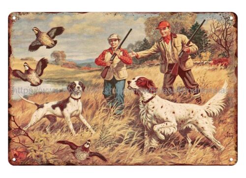 Hunting Quail - Metalen Retro Rustieke Borden Groothandel Jacht