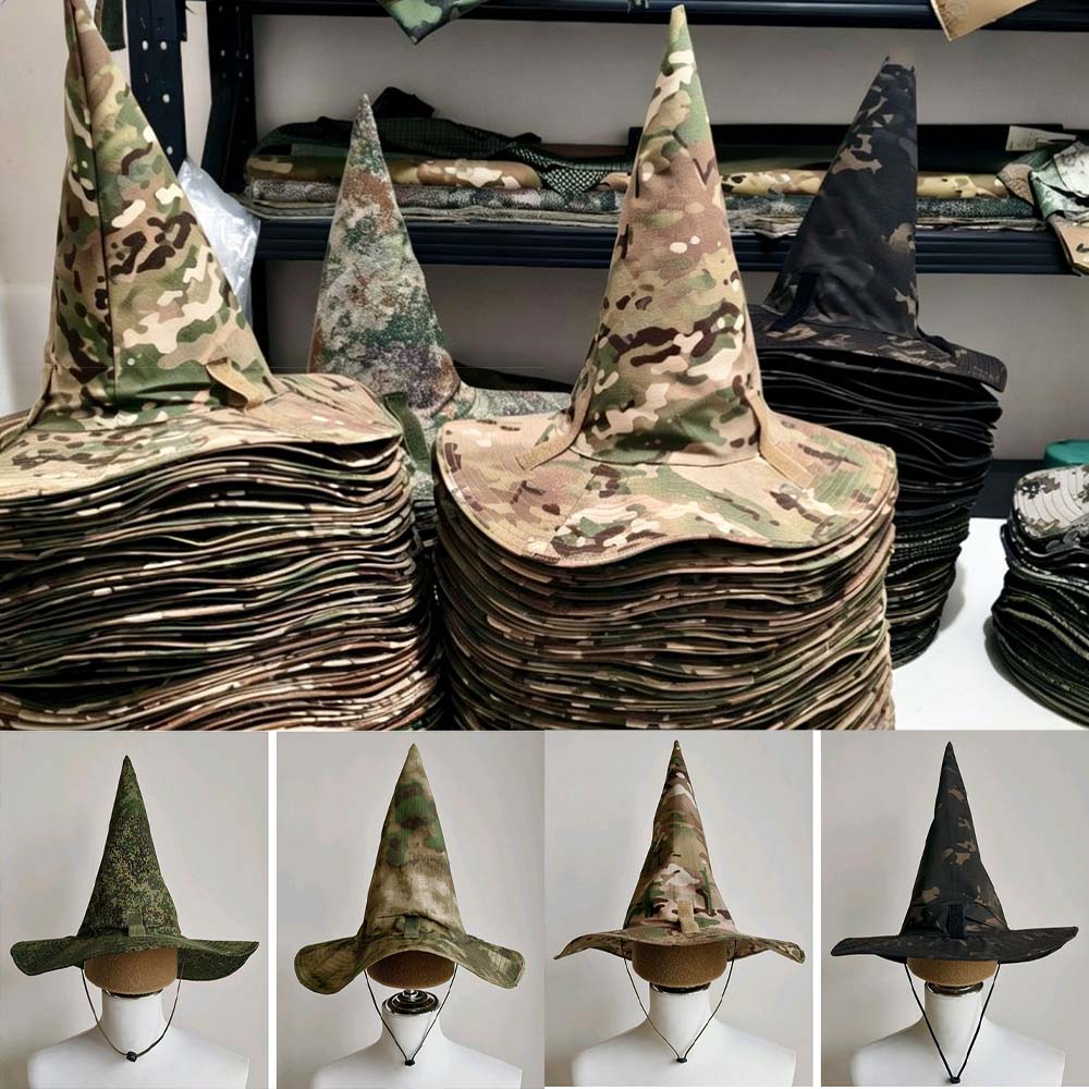 Hunting Outdoor Hats - Magische Tovenaarshoed Tactische Camouflage Jacht Boonie