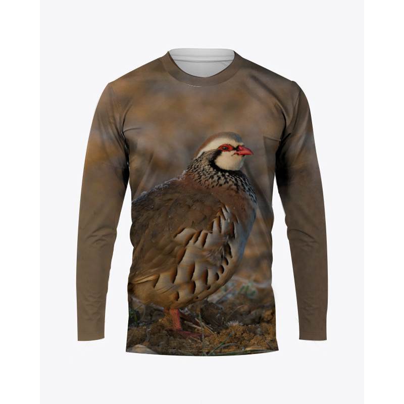 Hunting Quail - Camouflage Jacht Dieren T-Shirts Kwartel 3d