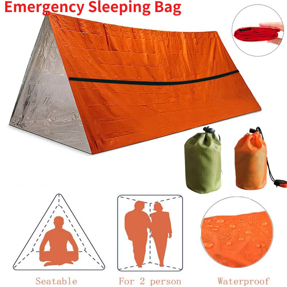 Field Dressing Kit - Draagbare waterdichte noodoverlevingsslaapzak Outdoor Edc Campinguitrusting