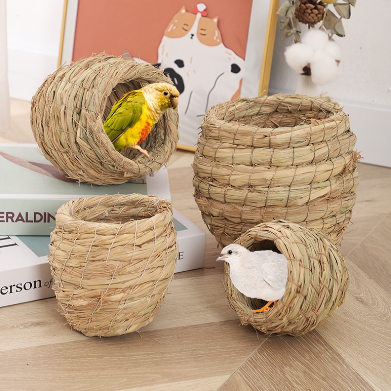 Handgeweven Stro Kip Nest Voge - Hunting Quail recensie en prijs