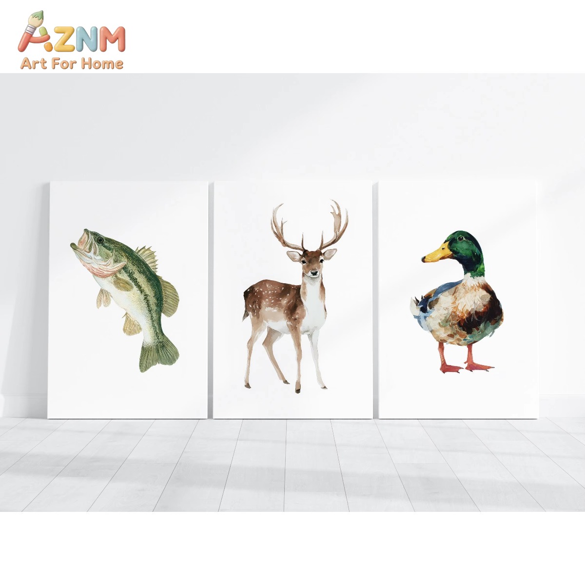 AZNM aquarel jacht- en viskuns - Hunting Outdoor Decor recensie en prijs