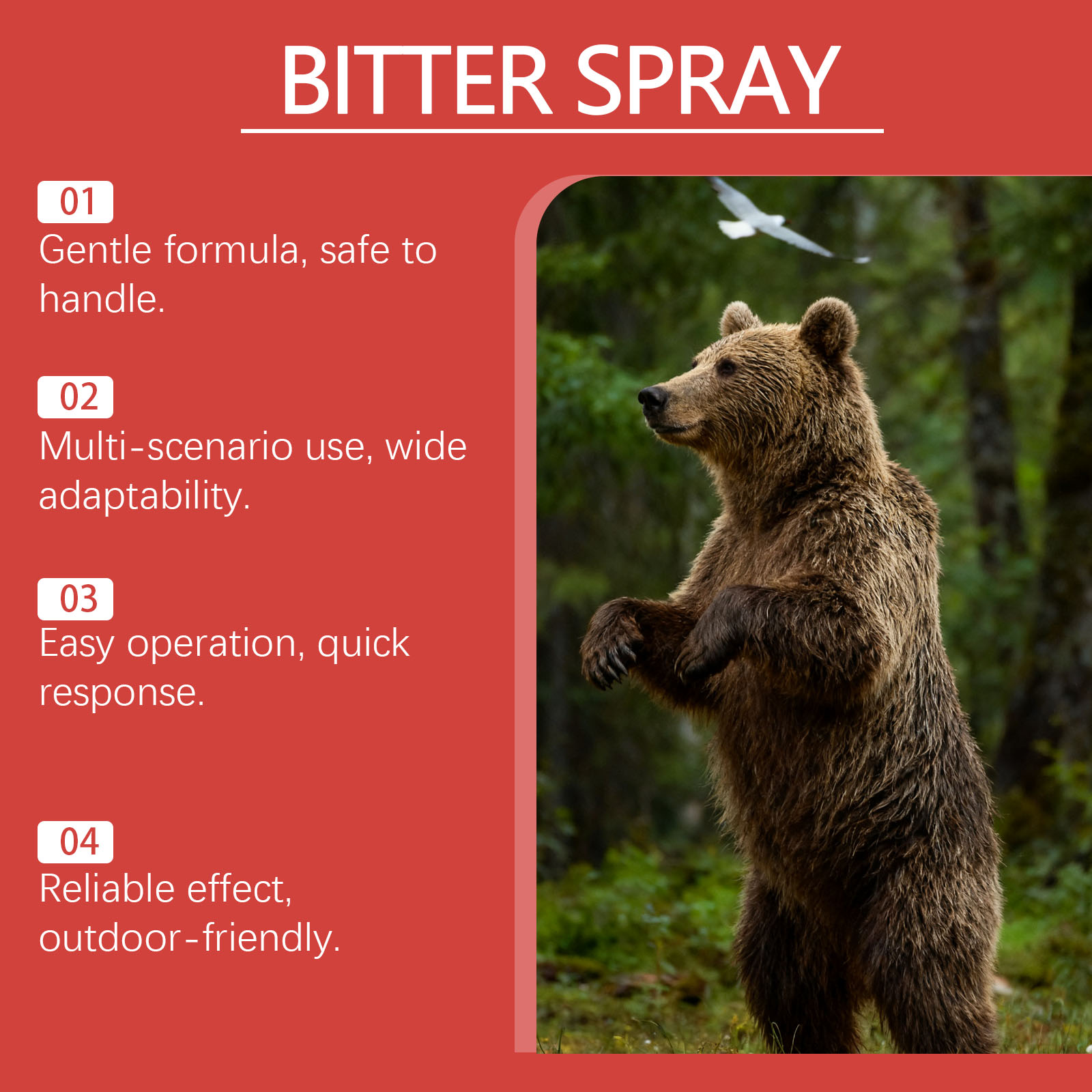 Draagbare berenafschrikmiddel  - Bear Spray Protection recensie en prijs