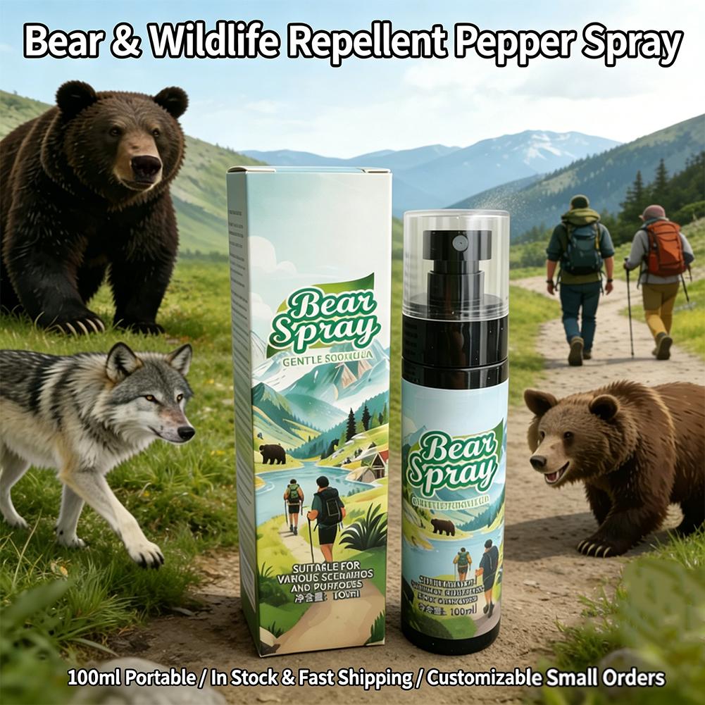 Draagbare spray tegen beren, d - Bear Spray Protection recensie en prijs