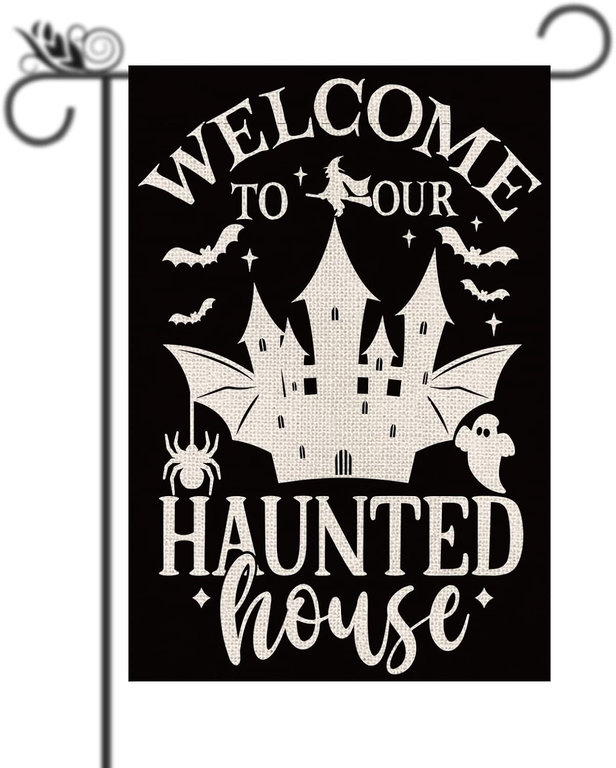 Halloween-tuinvlag Grappig Wel - Outdoor Hunting House recensie en prijs