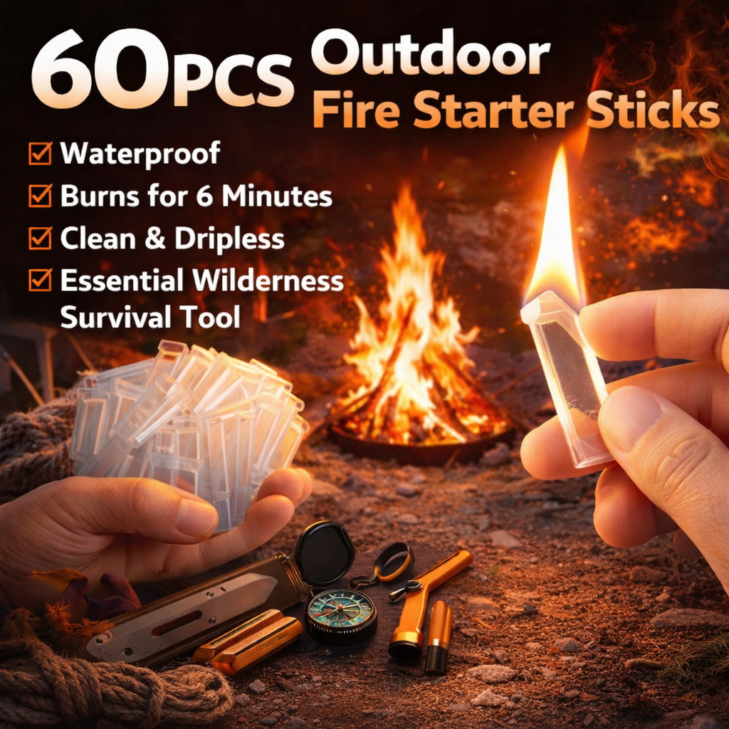 60 stuks waterdichte vuuraanst - Fire Starter Waterproof recensie en prijs