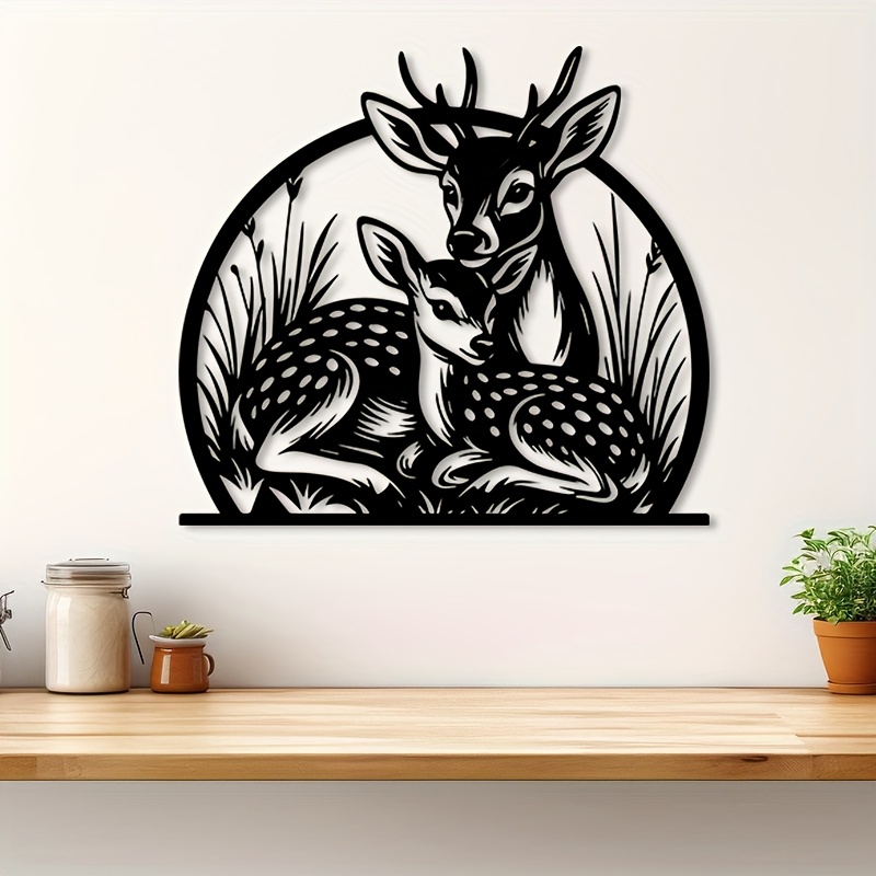 Rustieke ijzeren herten wandde - Hunting Outdoor Decor recensie en prijs