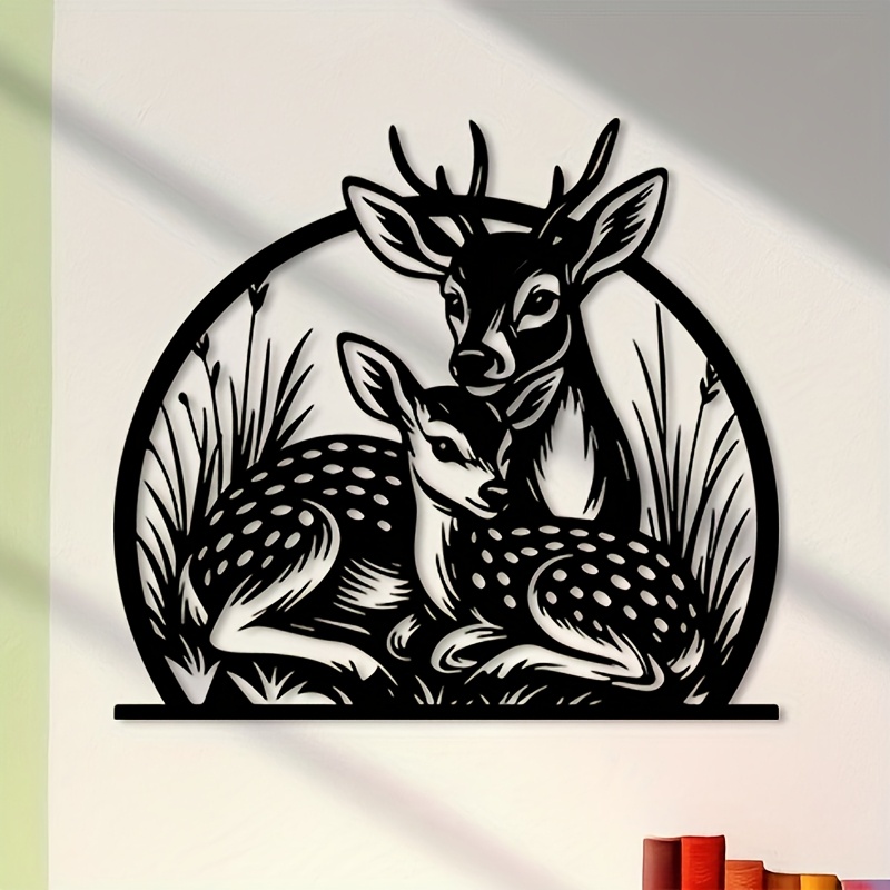 Rustieke ijzeren herten wandde - Hunting Outdoor Decor recensie en prijs
