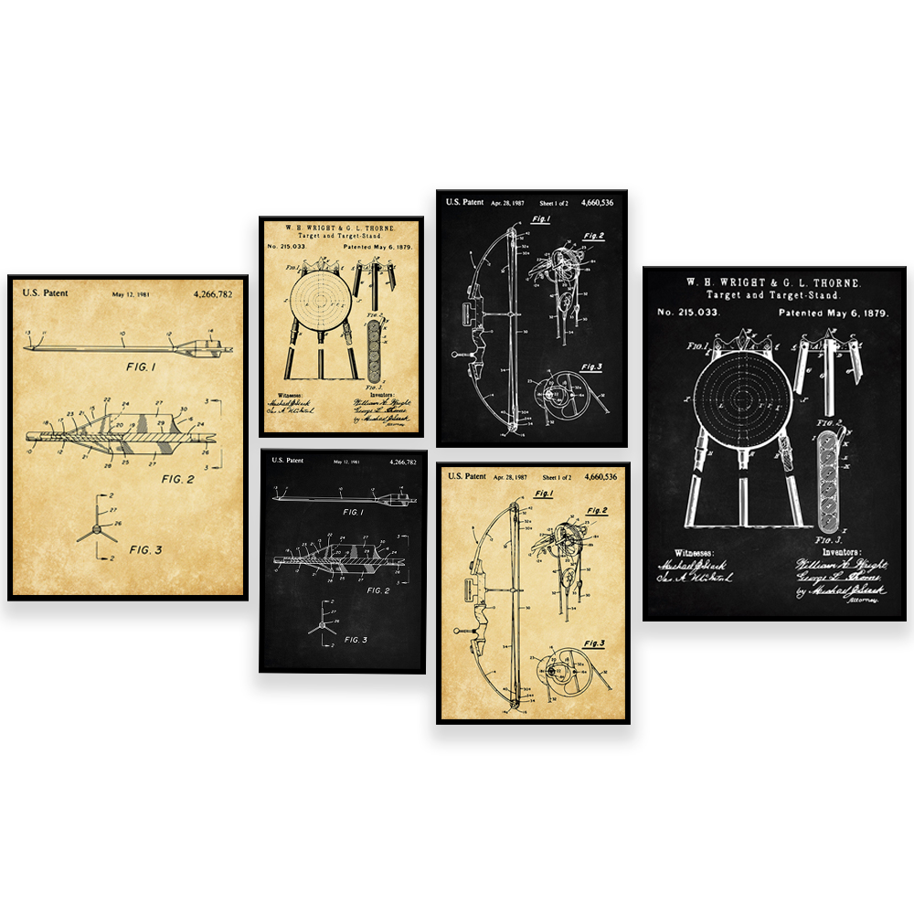 Patents van boogschietbedrijve - Outdoor Hunting Paintings recensie en prijs